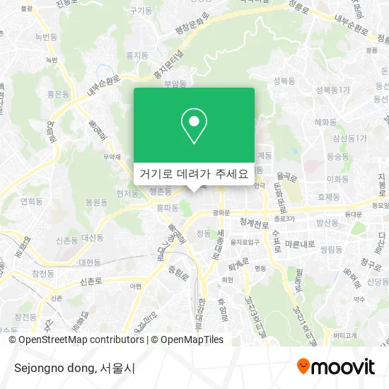 Sejongno dong 지도