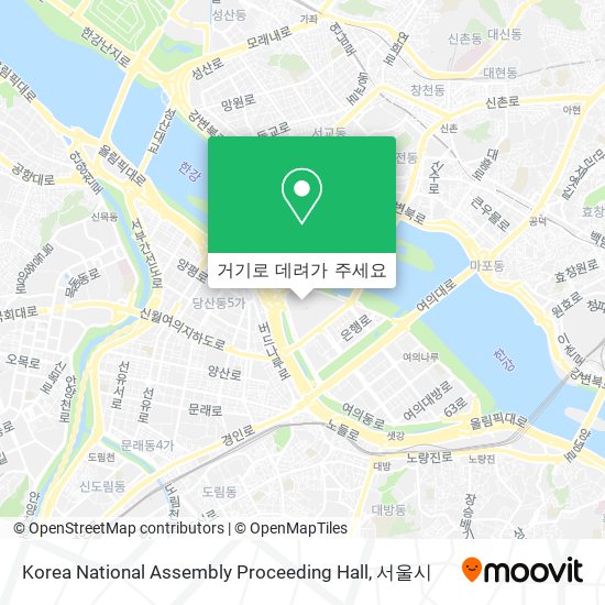 Korea National Assembly Proceeding Hall 지도