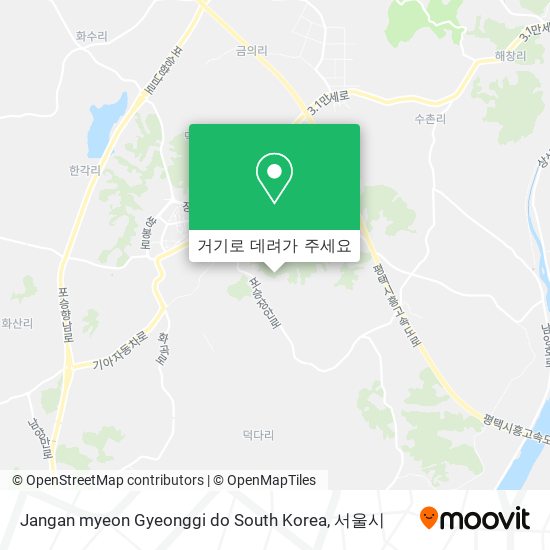 Jangan myeon Gyeonggi do South Korea 지도