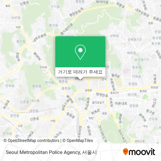 Seoul Metropolitan Police Agency 지도