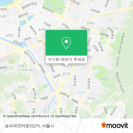 송파파인타운2단지 지도