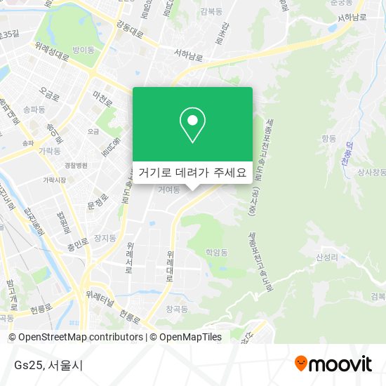 Gs25 지도