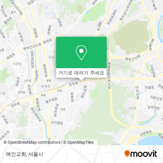 예인교회 지도