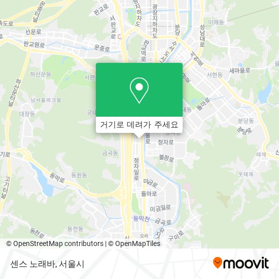 센스 노래바 지도