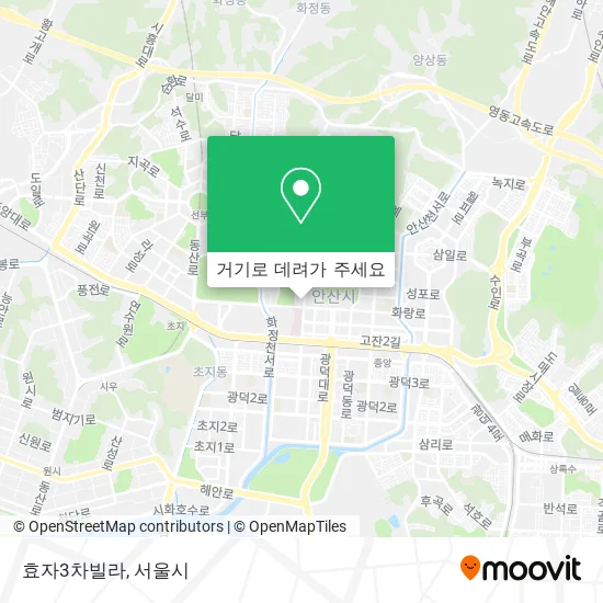 효자3차빌라 지도