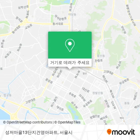 성저마을13단지건영아파트 지도