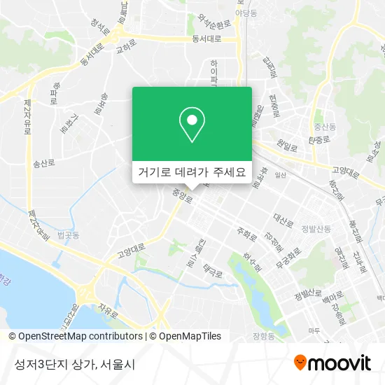 성저3단지 상가 지도