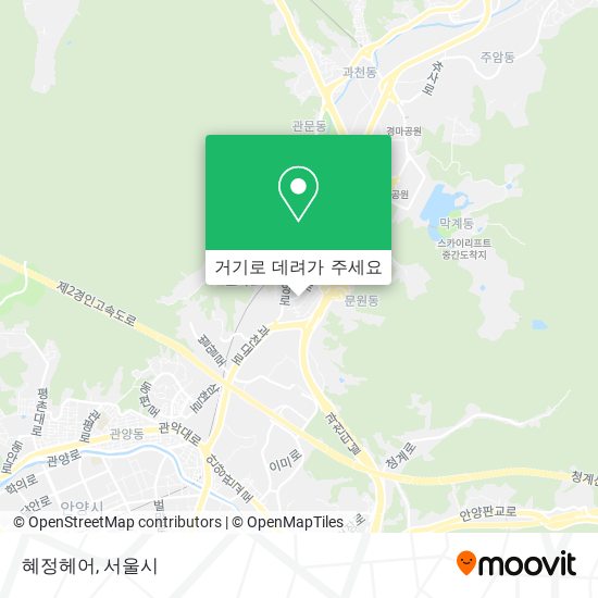 혜정헤어 지도
