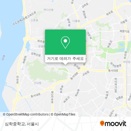 심학중학교 지도