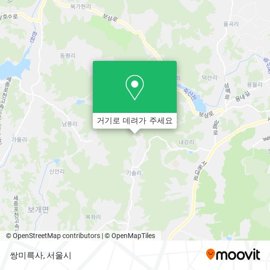 쌍미륵사 지도