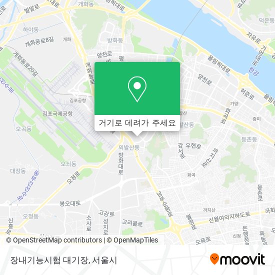 장내기능시험 대기장 지도