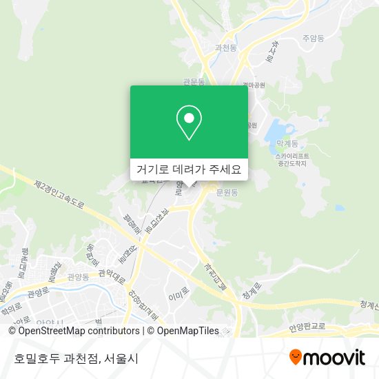 호밀호두 과천점 지도