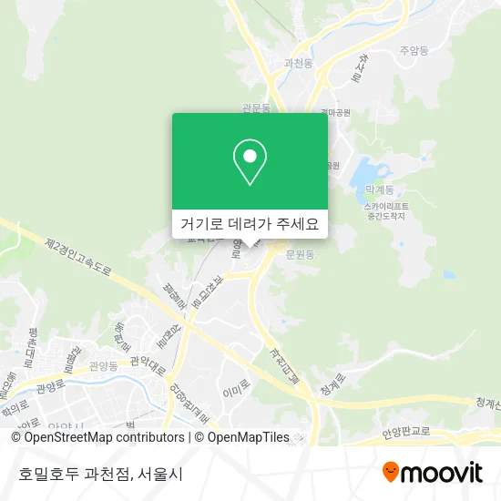 호밀호두 과천점 지도