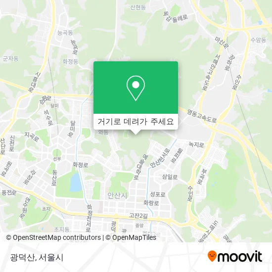 광덕산 지도