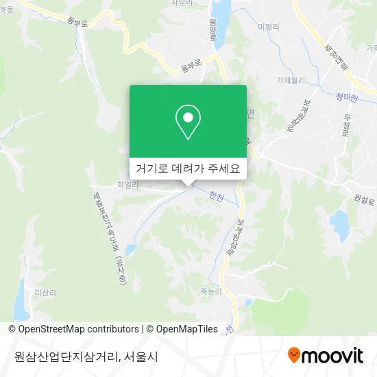 원삼산업단지삼거리 지도