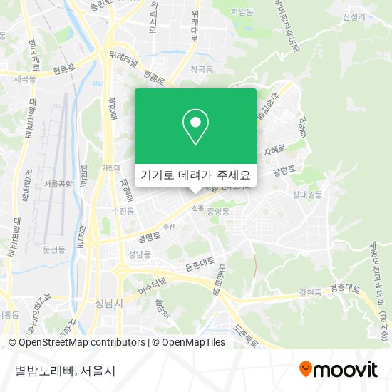 별밤노래빠 지도
