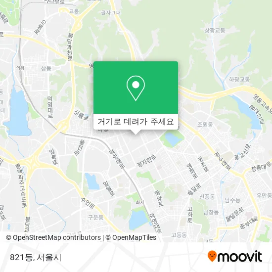 821동 지도