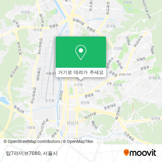 탑7라이브7080 지도