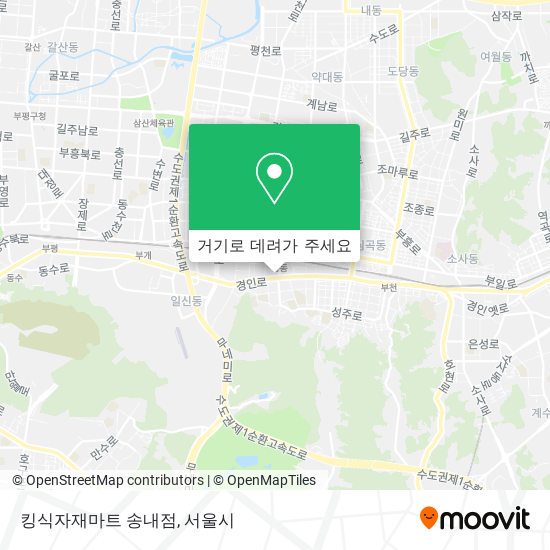 킹식자재마트 송내점 지도