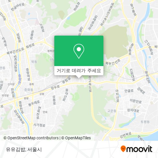 유유김밥 지도