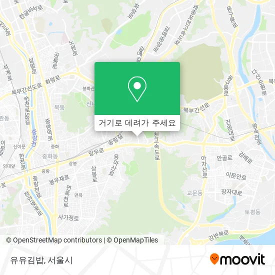 유유김밥 지도