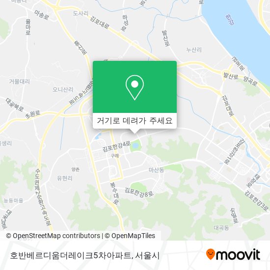 호반베르디움더레이크5차아파트 지도