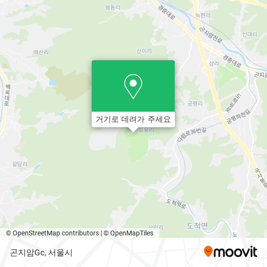 곤지암Gc 지도