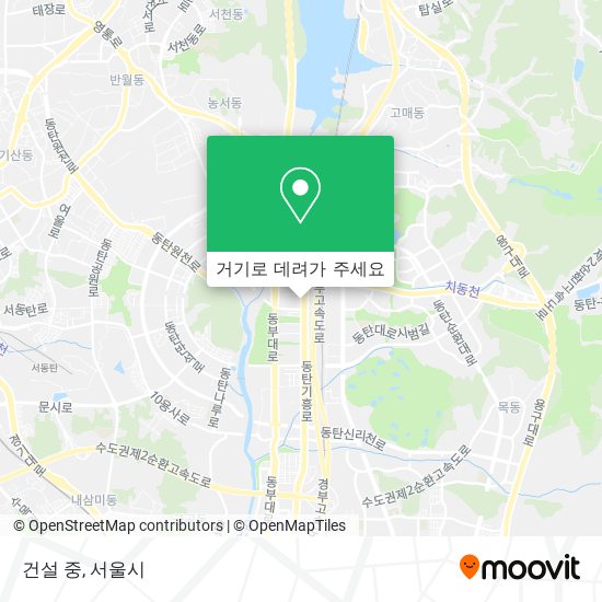 건설 중 지도