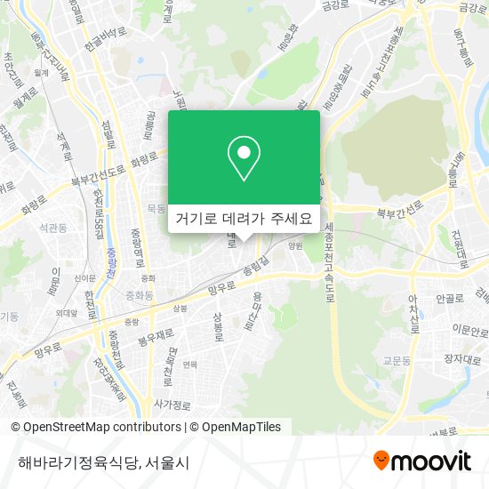 해바라기정육식당 지도