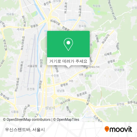 우신스텐드바 지도