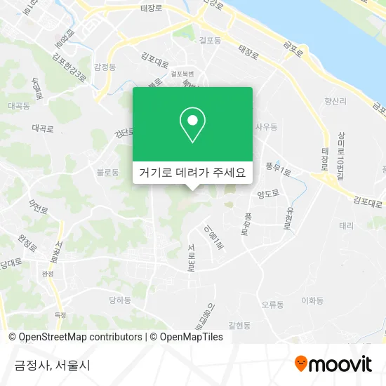 금정사 지도