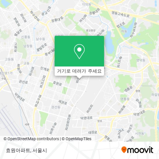 효원아파트 지도