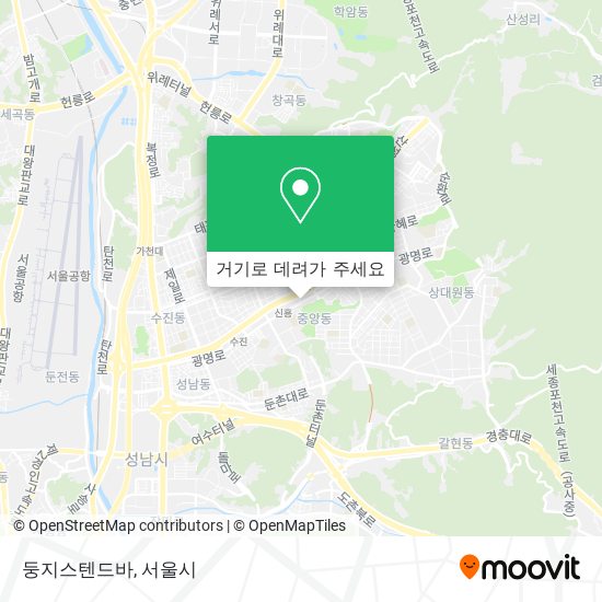 둥지스텐드바 지도