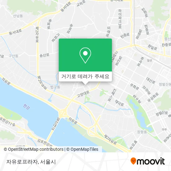 자유로프라자 지도