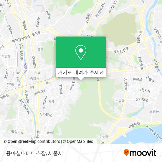 용마실내테니스장 지도