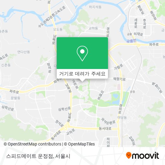 스피드메이트 운정점 지도