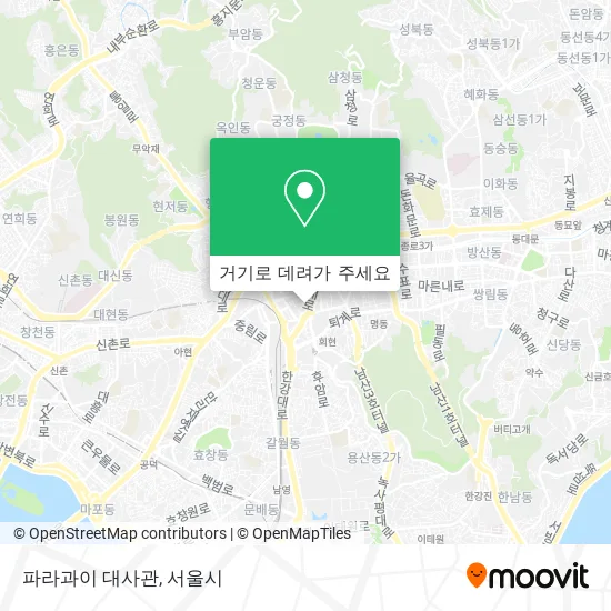 파라과이 대사관 지도