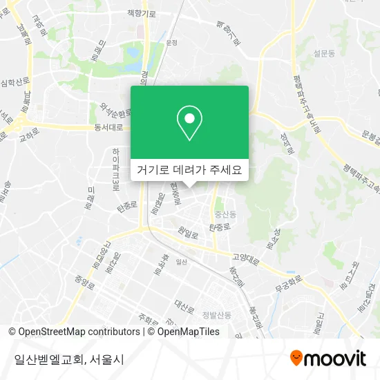 일산벧엘교회 지도