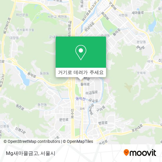Mg새마을금고 지도