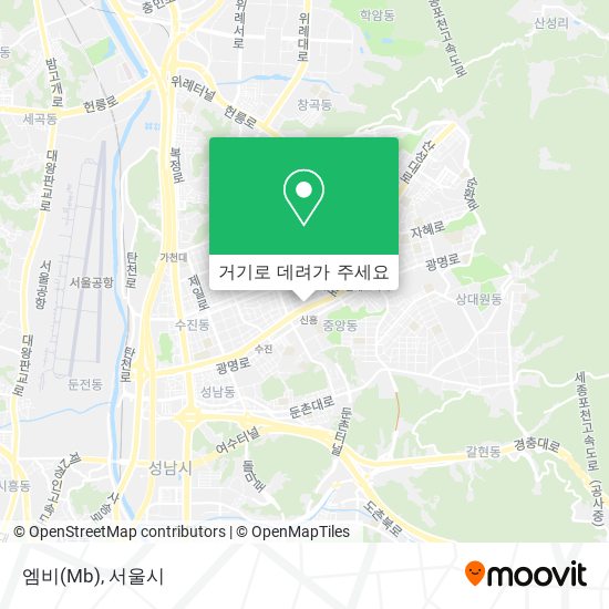 엠비(Mb) 지도