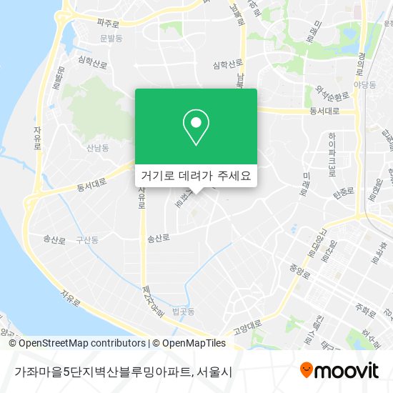 가좌마을5단지벽산블루밍아파트 지도