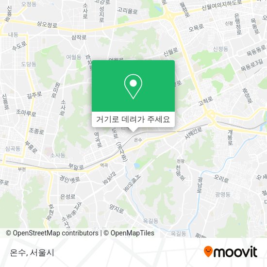 온수 지도