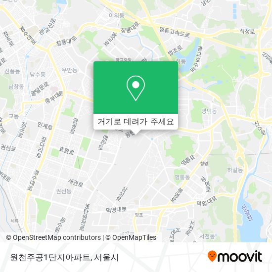 원천주공1단지아파트 지도