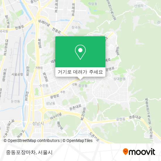 중동포장마차 지도