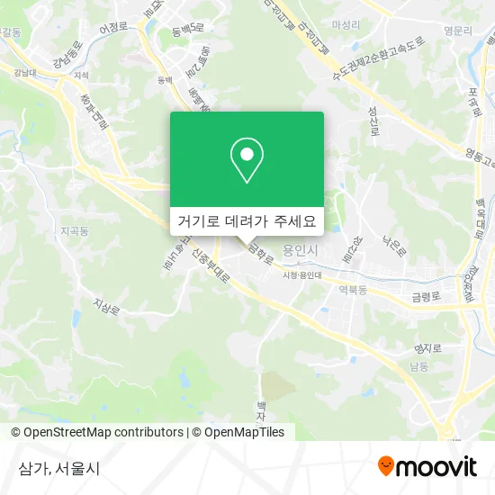 삼가 지도