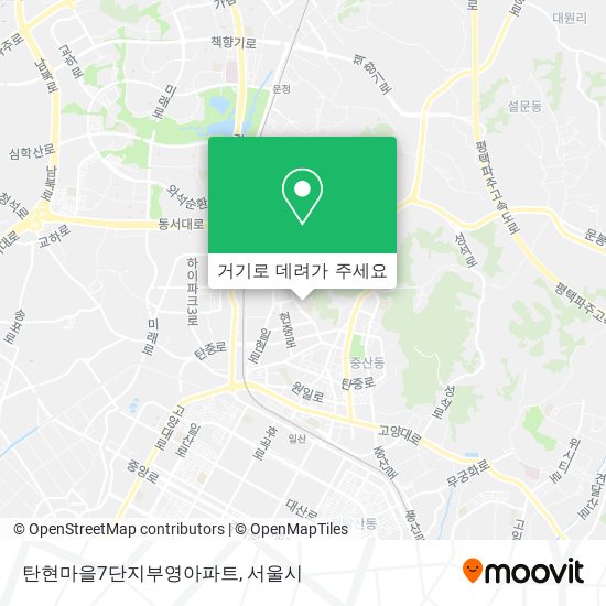 탄현마을7단지부영아파트 지도