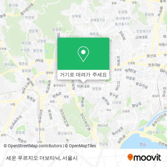 세운 푸르지오 더보타닉 지도