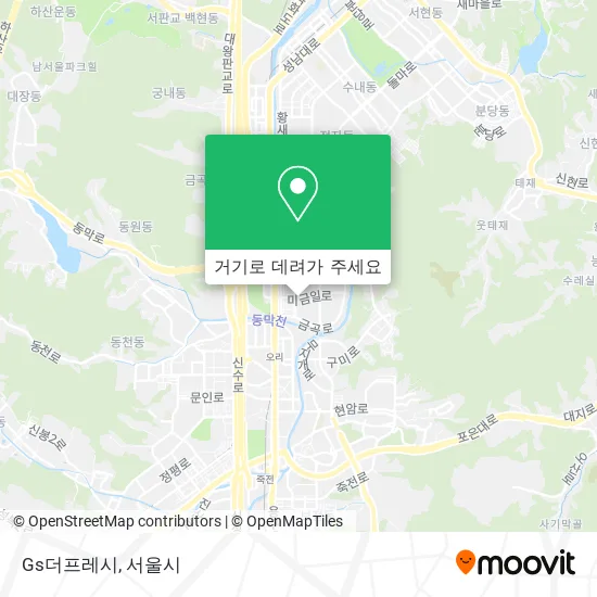 Gs더프레시 지도