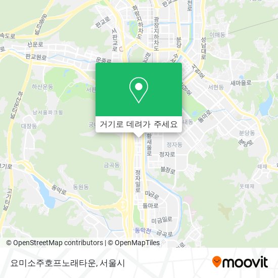 요미소주호프노래타운 지도