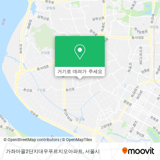 가좌마을2단지대우푸르지오아파트 지도